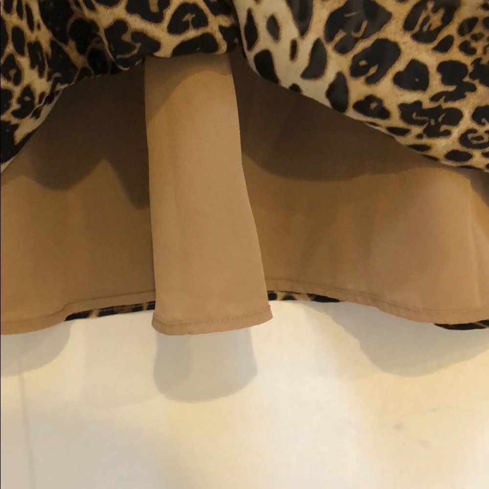 GIRLY & FLIRTY LEOPARD V PLUNGE DRESS - Picture 7 of 8